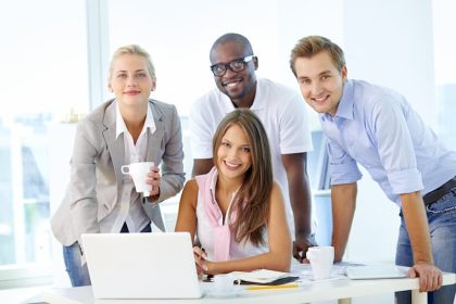 Une équipe de responsables RH