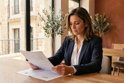 Consultante en portage salarial travaillant dans un espace de coworking à Aix-en-Provence